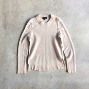 【Rag&Bone】ラグアンドボーン デザインカシミヤセーター/オフホワイト cashmere M ビンテージ