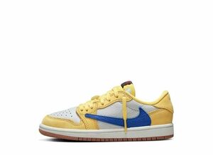 Travis Scott Nike PS Air Jordan 1 Low OG "Canary" 21.5cm DZ5909-700