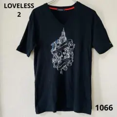 LOVELESS ラブスレ　Tシャツ　ブラック　三陽商会　日本製