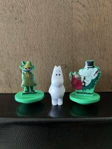 ムーミン MOOMIN チョコエッグ フィギュア3種 スナフキン ムーミン ムーミンパパ★Zaini イタリア★美品