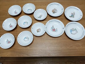 【食器12点セット】WEDGWOOD ウェッジウッド PETER RABBIT ピーターラビット パスタ サラダボウル 食器カレー皿