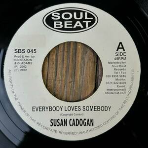 ★2002！B.B. Seaton produceのLovers Rock！Sweet & Dreamy【Susan Cadogan - Everybody Loves Somebody / You Lied】7inch Soul Beat UK