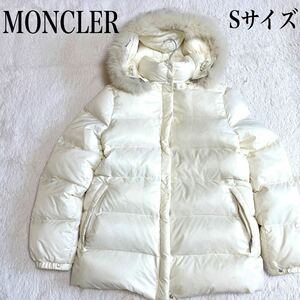 MONCLER バレンティーヌ 茶タグ ファー ダウンジャケット 羽毛 フード モンクレール アウター