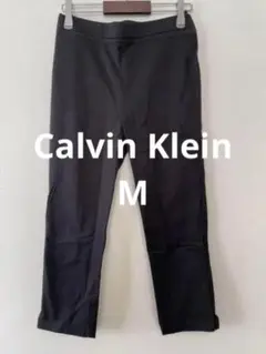 Calvin Klein CK テーパードパンツ ブラック レディース