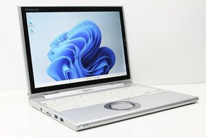 1円スタート ノートパソコン Windows11 ハイスペック 2in1PC Panasonic レッツノート CF-XZ6 Core i7 メモリ16GB SSD512GB タブレットPC