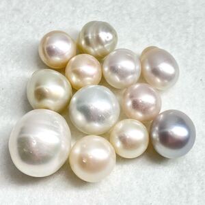 1円〜!!◯南洋白蝶真珠おまとめ150.5ct◯f 約30.1g 約10.2-15.6mm 真珠 pearl パール ルース 裸石 宝石 jewelry 片穴 両穴 w2N8