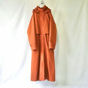 L.L.Bean darkorange longcoat エルエルビーン　ダークオレンジ　レンガ色　マキシ　ロングコート