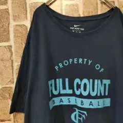 【ナイキ】ロゴプリント 野球 tシャツ ビッグシルエット　NIKE カットソー