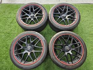 Mercedes BENZ AMG W463 Gクラス G63 エディション463 純正 22 INCH ホイール 4本 G350 G400 G500 G65 Continental 295/40R22 Red edition