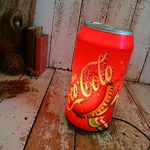 絶版 稀少 ヴィンテージ Coca-Cola コカ・コーラ 回転 缶型 スタンドライト H29cm 照明 ランプ 看板 レア ビンテージ アンティーク 古道具