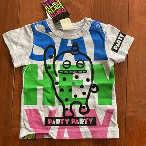 PARTY PARTY・パーティーパーティー・半袖Tシャツ・グレー系・70③