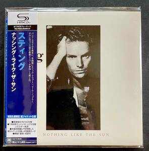 スティング　「ナッシング・ライク・ザ・サン」　紙ジャケ　中古CD　紙ジャケット