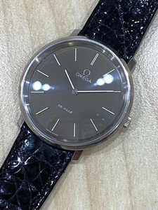 稼動品 腕時計 OMEGA オメガ DE VILLE デビル デヴィル 111.0107 Cal.625 手巻き グレー文字盤 メンズ 時計