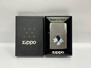 ☆【長期保管品/未使用品】Zippo / ジッポー DOG ドッグ 犬 前面加工 ※箱付 ※税込価格※他同梱可☆