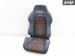 【破れなし】 CN9A ランエボ4 純正 RECARO レカロ SR3 SR-3 セミバケ セミバケット シート 1脚 左 左側 助手席側 底止め 即納 棚2F-F-3