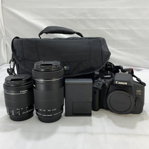 【中古】CANON EOS kiss x8i ダブルズームキッド デジタル一眼レフ 2015年 EOSKISSX8I-WKIT[240017650380]