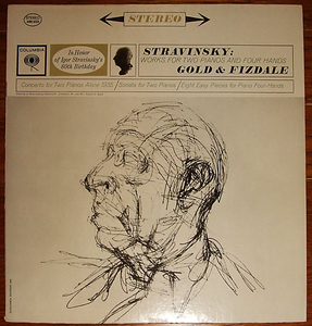 c*tab 試聴 Gold & Fizdale: Stravinsky Works for 2 Pianos & 4 Hands LP