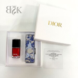 未使用保管品 ディオール ネイル 口紅 セット ルージュ 720V アイコンベルベット ヴェルニ 999 Dior 中古 ★