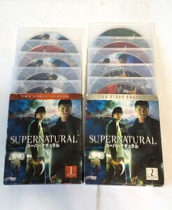 [送料込み] スーパーナチュラル/Supernatural/ファーストシーズン/DVDボックス/DVD10枚/エピソード22話分/中古/動作未確認/シーズン1/1st