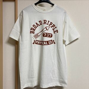 【未使用】WAREHOUSE ウエアハウス BROAD RIPPLE Tシャツ ホワイト Mサイズ