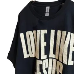 LOVE LIKE JESUS ギルダン GILDAN ブラック　2XL 大きめ