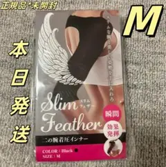 正規品【Slim Feather】二の腕着圧インナー　ブラック M QW