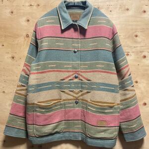 VINTAGE LAUREN NATIVE RUG JACKET RALPHLAUREN RRL