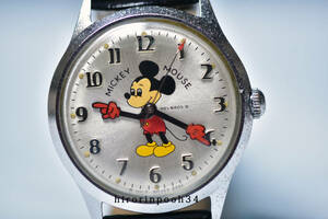 ヴィンテージ　71’　 ミッキーマウス 手巻腕時計　 HELBROS ヘルブロス　 17石仕様　ディズニー