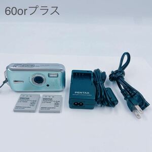 9D101 PENTAX ペンタックス デジタルカメラ デジカメ カメラOptio オプティオ W10 シルバー 充電器付 通電動作確認済