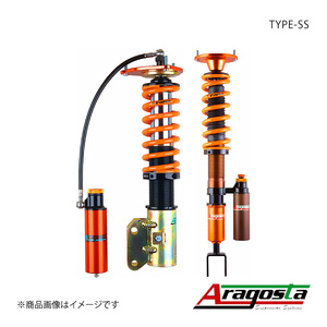 Aragosta アラゴスタ 全長調整式車高調 with アラゴスタカップ 4CUP 1台分 ランサーエボリューション10 スポーツ CZ4A 3AAA.D8.S2.000+4CUP