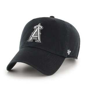 47brand ベースボールキャップ MLB ロサンゼルス・エンゼルス フォーティーセブン メンズ レディース ブラック/ホワイト 美品