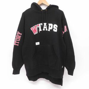 131s WTAPS ダブルタップス 18AW RIPPER 02/SWEATSHIRT.COPO リッパー スウェットパーカー フーディ 182ATDT-CSM11 サイズ2 ※中古