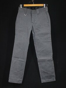 Dickies ディッキーズ TCツイル チノ ローライズ スリムワークパンツ 28 UM3876 グレー