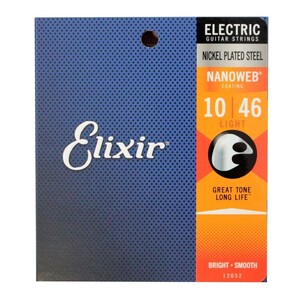 エリクサー ELIXIR 12052 NANOWEB Light 10-46 エレキギター弦