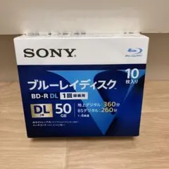 SONY BD-R DL 50GB 10枚入り ブルーレイ Blu-ray