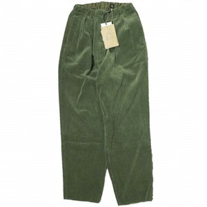 新品 KAPTAIN SUNSHINE キャプテンサンシャイン Cord Cutoff Easy Pants コーデュロイカットオフイージーパンツ KS7FPT08 32 Green g8462