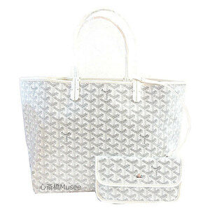 ≪ 新品 ≫ GOYARD ゴヤールサンルイ PM 白 ホワイト トート バッグ ST LOUIS　PM White tote bag brand new