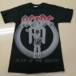 D03 バンドTシャツ　AC/DC flick of the switch