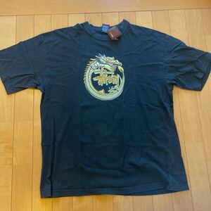 OLD STUSSY Tシャツ 【Ｌ】 紺タグ オールド ステューシー ヴィンテージ オーストラリア製