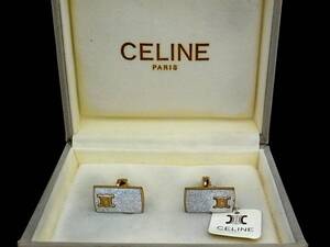 ■新品N■№1350 【CELINE】セリーヌ 【ゴールド・シルバー】■カフス♪