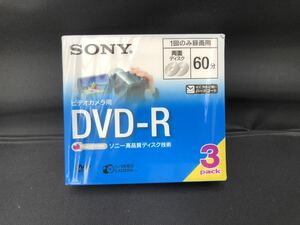 SONY 録画用８ＣＭ　ＤＶＤ―Ｒ ３枚組 未開封