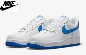 新品 28.5cm ナイキ イージーオン ハンズフリー エアフォース NIKE AIR FORCE1 フォトブルー ブルー 青 水色 白 箱付き 未使用 正規品 本物