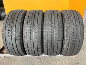 【5339】205/55R17 4本セット冬タイヤバリ山BRIDGESTONE BLIZZAK VRX2