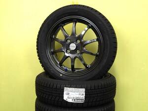 S3851 新品 国産 4本 165/60R15 ヨコハマ アイスガード 6 iG60 CR10 4.5J +45 ブラック ハスラー ソリオ キャスト デリカ ミニ D2 在庫処分