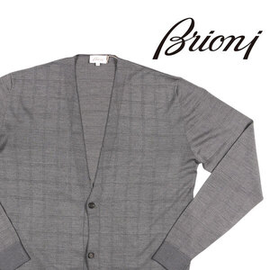 brioni（ブリオーニ） カーディガン UMCKOL P8K25 グレー 58 24046 【A24047】 / 大きいサイズ