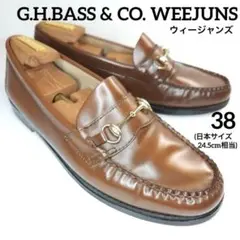 G.H.BASS & CO. WEEJUNS ビットローファー 24.5cm