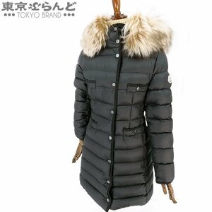 014000979 モンクレール MONCLER HIRMAFUR ロングダウンジャケット I20931C00037 黒 ナイロン 00 ダウンジャケット レディース 現行品