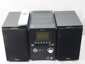 △656△ 稼働品 SONY ソニー マイクロハイファイコンポーネントシステム HCD-M35WM CD/MD/テープ リモコン付属