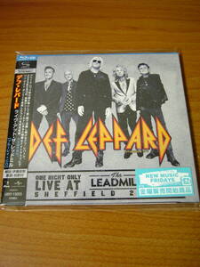 ◆新譜 DEF LEPPARD/LIVE AT THE LEADMILL◆CD+Blu-ray デフ・レパード 新作美品◆