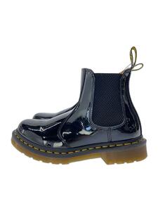 Dr.Martens◆サイドゴアブーツ/UK4/ブラック/エナメル/2976/チェルシーブーツ